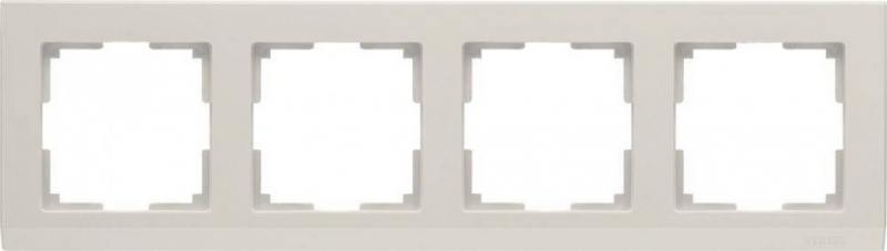 

Рамка Stark на 4 поста слоновая кость WL04-Frame-04-ivory 4690389046537