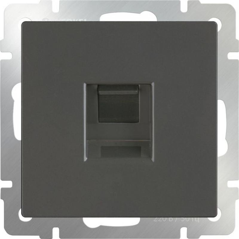 

Розетка Ethernet RJ-45 серо-коричневая WL07-RJ-45 4690389054099