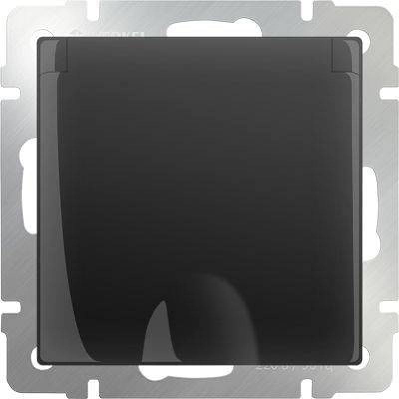 

Розетка с заземлением с защитной крышкой и шторками WL08-SKGSC-01-IP44 4690389054235