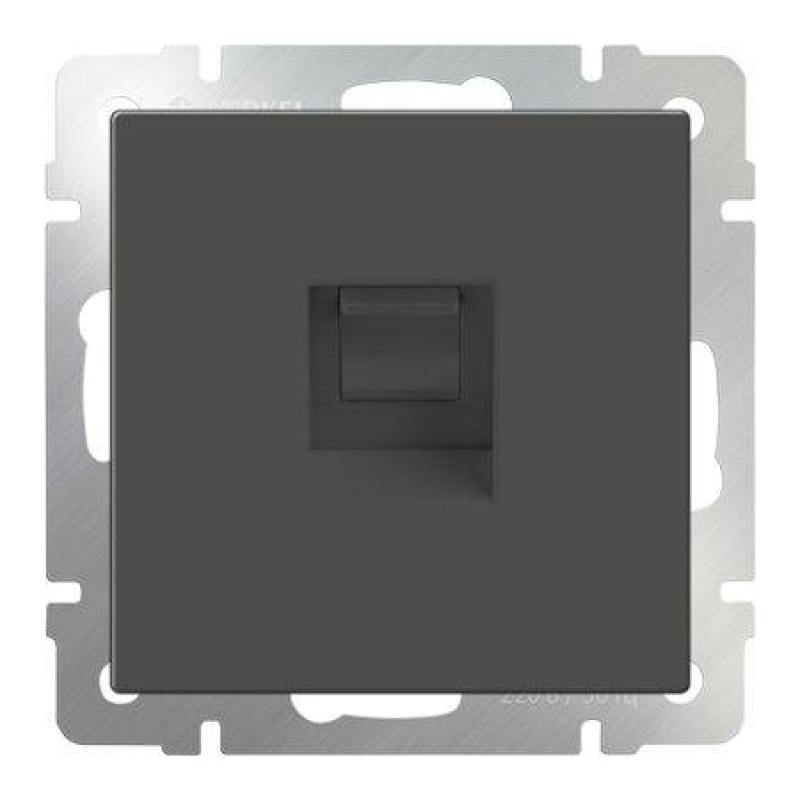 

Телефонная розетка RJ-11 серо-коричневая WL07-RJ-11 4690389054082