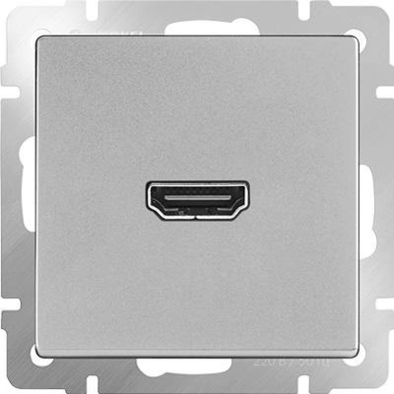 

Розетка HDMI серебряная WL06-60-11 4690389097461