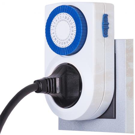 

Розетка-таймер Elektrostandard TMH-M-3 16A x1 IP20 Белый 4690389032400