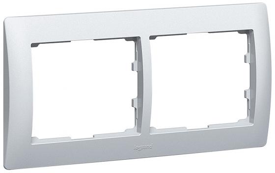 

Рамка Legrand Galea Life 2 поста горизонтальная алюминий 771302
