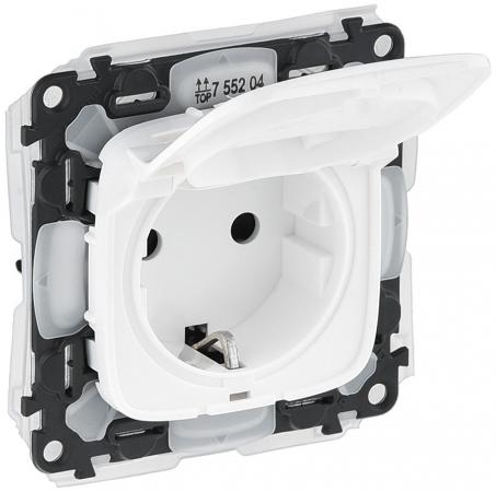 

Розетка Legrand Valena Allure 2К+З белый 755204