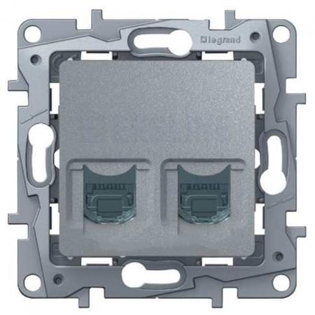 

Розетка Legrand Etika RJ-45 UTP кат.5е алюминий 672455