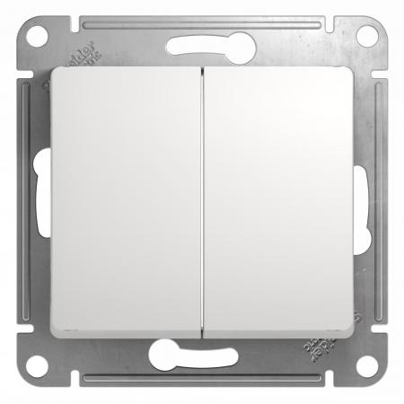 

Механизм выключателя SCHNEIDER ELECTRIC GSL000151 Glossa 2-кл. бел.