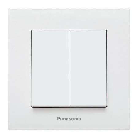 

Механизм выключателя PANASONIC WKTT0009-2WH-RES Karre Plus 2кл белый