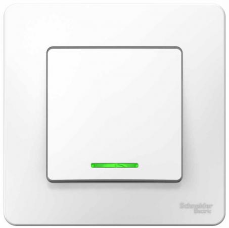 

Выключатель SCHNEIDER ELECTRIC BLNVS010111 Blanca 1-кл. сп сх.1 10А 250В с подсветкой бел.