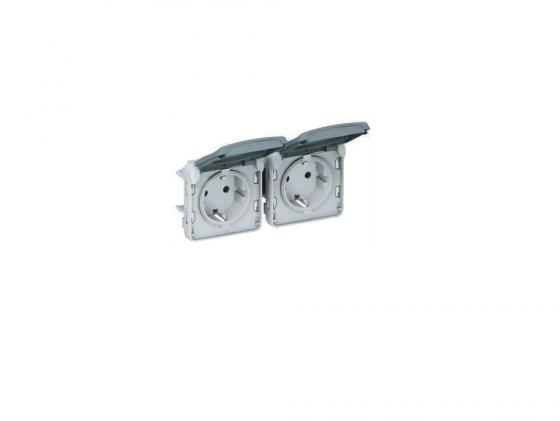 

Розетка Legrand Plexo 2 поста 2К+З 69576