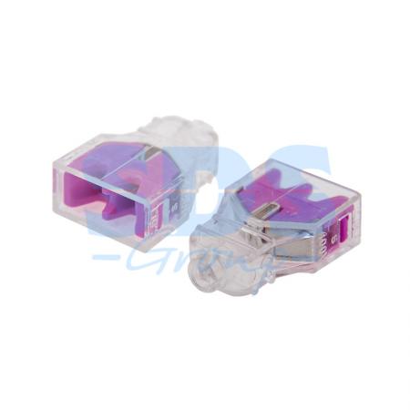 

Компактная универсальная 2-проводная клемма REXANT (0,75-2,5 мм?) 100 шт.