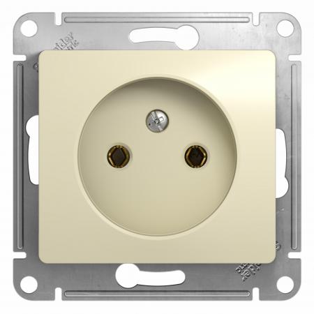 

Механизм розетки SCHNEIDER ELECTRIC GSL000241 Glossa 1-м без заземл. беж.
