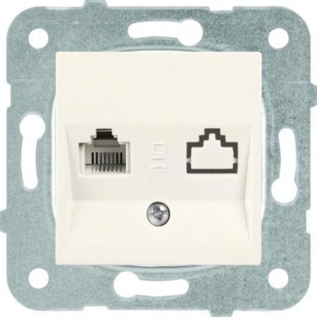 

Механизм розетки PANASONIC WKTT0402-2BG-RES Karre Plus TF крем