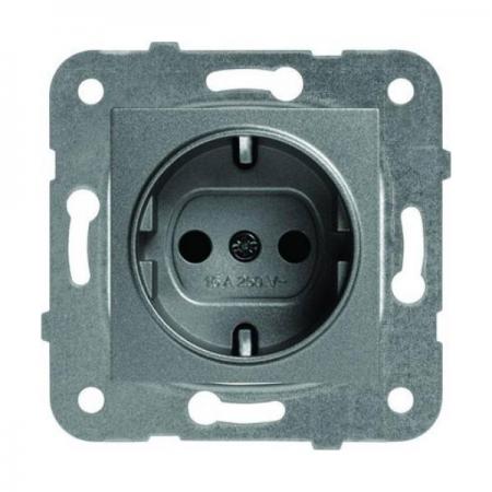 

Механизм розетки PANASONIC WKTT0202-2DG-RES Karre Plus с/з темно-серый
