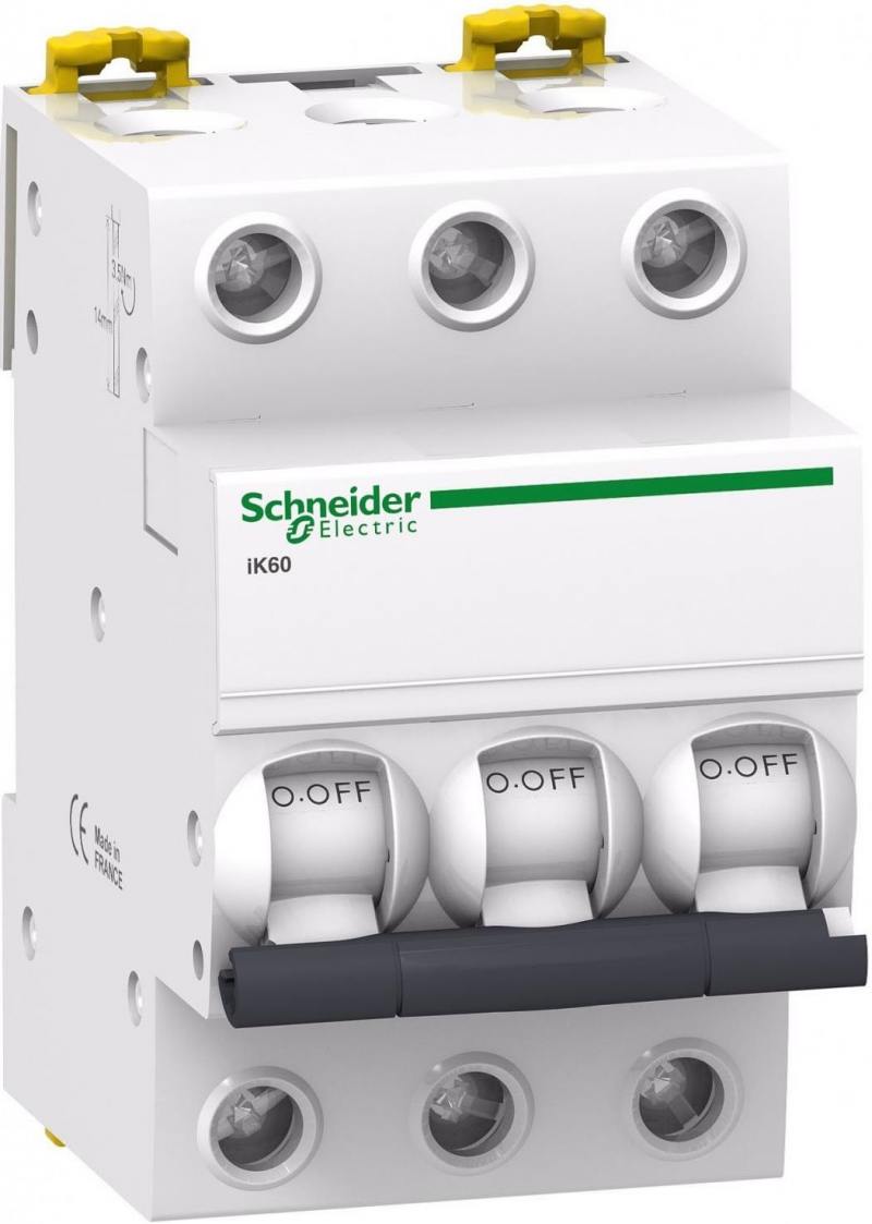 

Автоматический выключатель Schneider Electric iK60 3П 32A C A9K24332