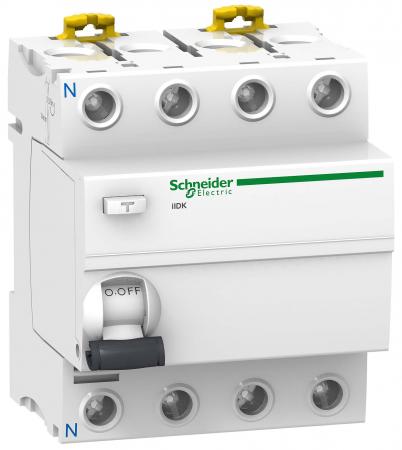 

Выключатель дифференциального тока Schneider Electric iID 4П 40A 30мА AC A9R41440