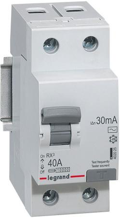 

Legrand 402025 RX3 ВДТ 30мА 40А 2П AC
