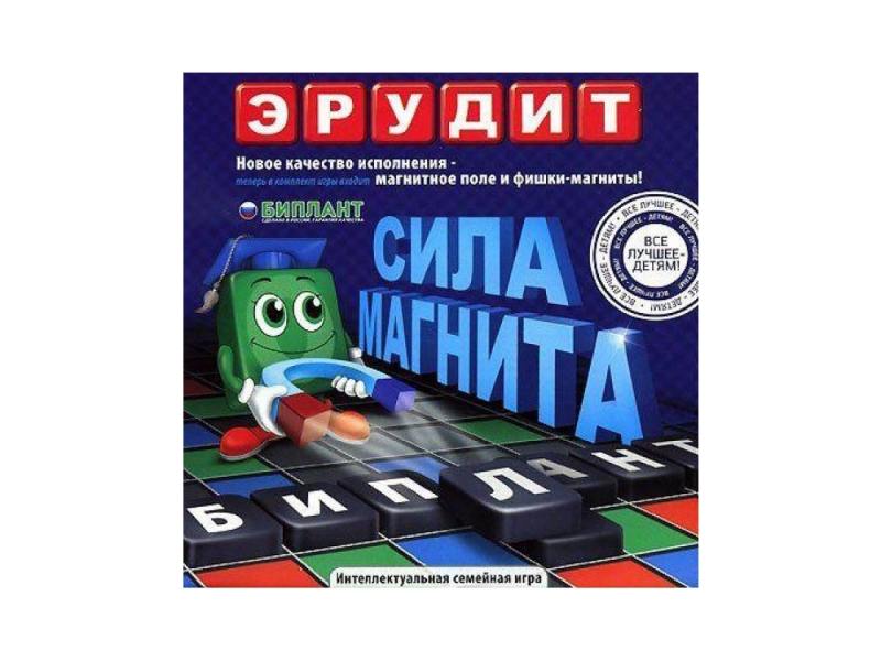 

Магнитная игра развивающая Биплант Эрудит 10001