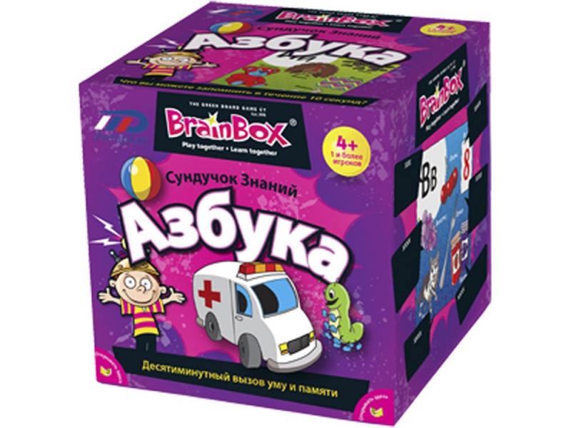 

Настольная игра развивающие BrainBox Азбука 90720
