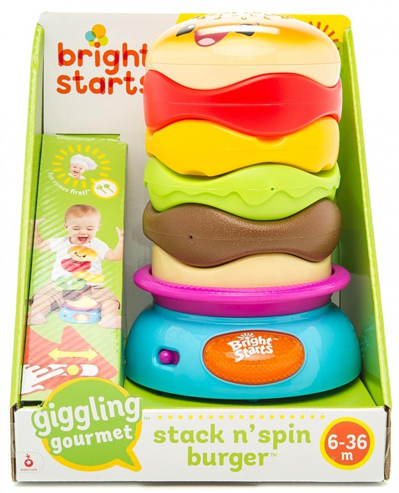 

Развивающая пирамидка Bright Starts Веселый бутерброд