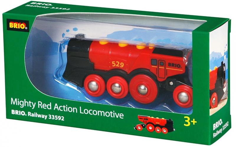

Локомотив Brio красный 33592