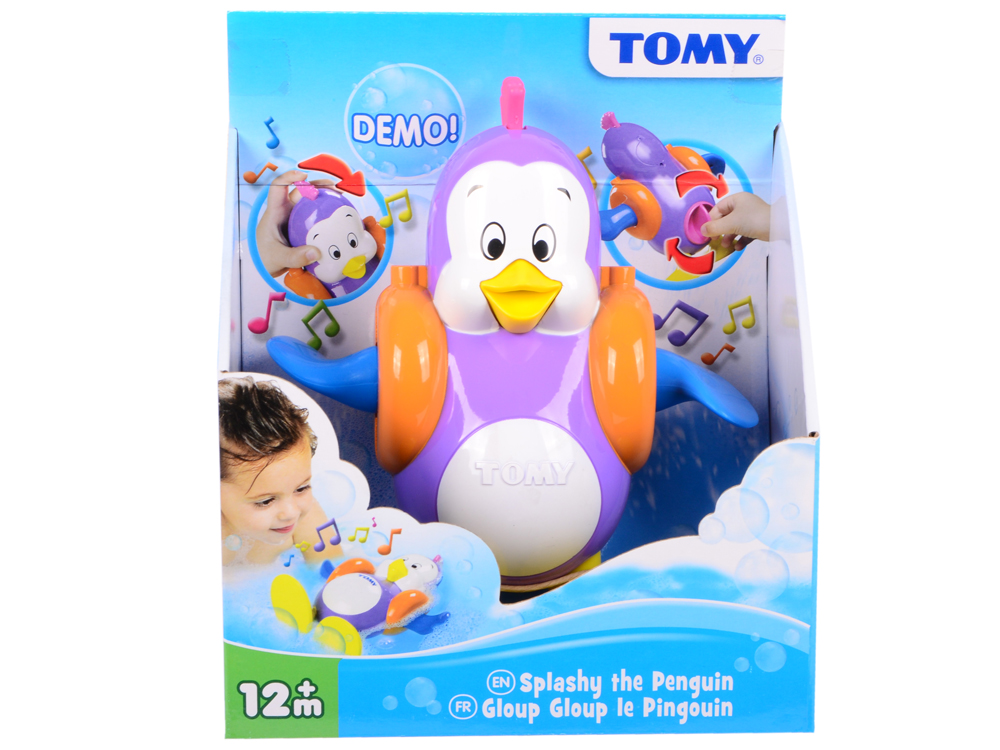 

Заводная игрушка Tomy для ванны Плескающийся Пингвин