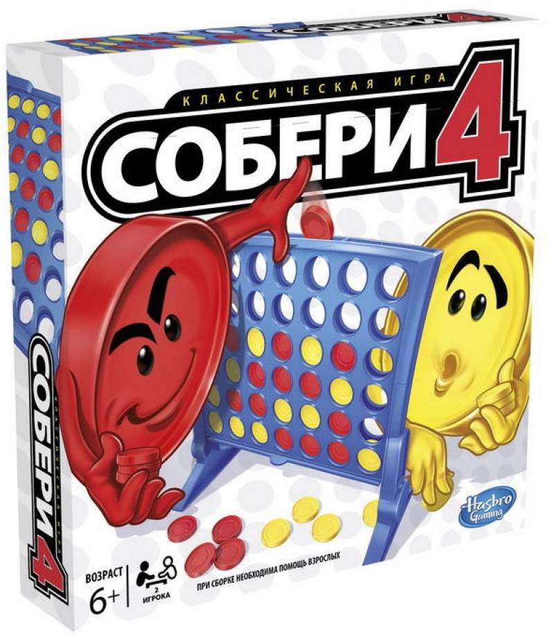 

Настольная игра семейная Hasbro Собери 4