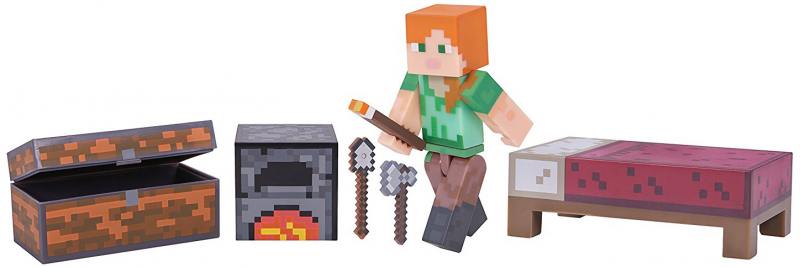 

Игровой набор Minecraft "Набор для выживания" 4 предм.,24х21х5см,блист.