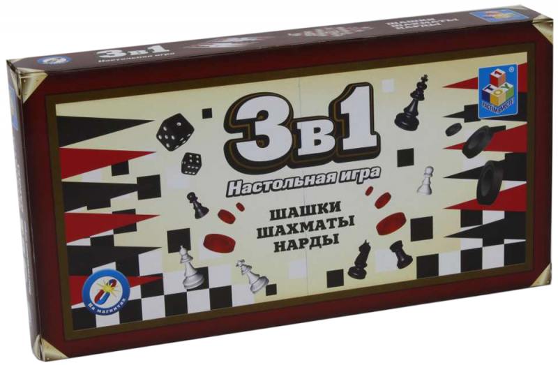 

Настольная игра 1Toy 3 в 1