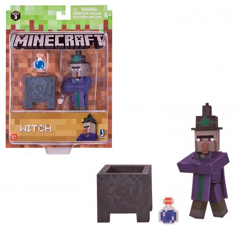 

Игровой набор Minecraft Ведьма с аксесс.,15х18х5см,блист.