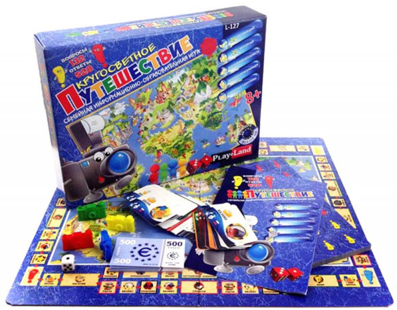 

Настольная игра развивающая PLAYLAND "Кругосветное путешествие" 412204