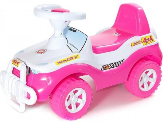 

Каталка-машинка R-Toys Джипик пластик от 8 месяцев с клаксоном розовый ОР105к