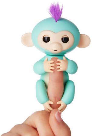 

Интерактивная мягкая игрушка обезьянка ЗОЯ (зеленая), 12см 3706A