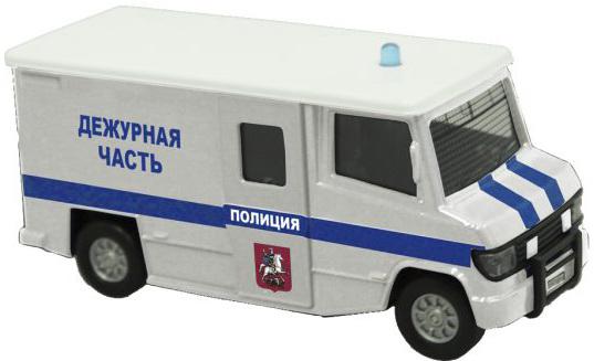 

Фургон Пламенный мотор 1:32 Фургон Дежурная часть 18 см белый 87503