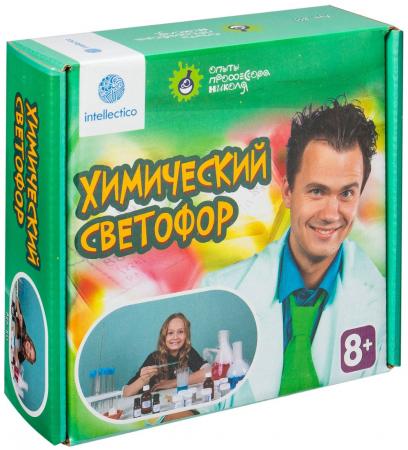 

Набор для опытов INTELLECTICO с профессором Николя "Химический светофор" 851
