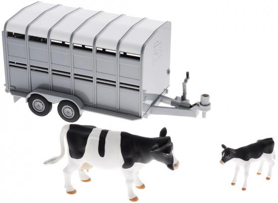 

Игровой набор Tomy Трейлер для перевозки животных с коровой и теленком 3 предмета 42709