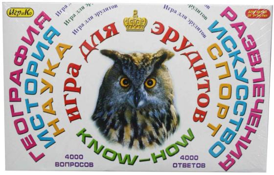 

Настольная игра для вечеринки ИгриКо Эрудит-игра для взрослых 8010.10