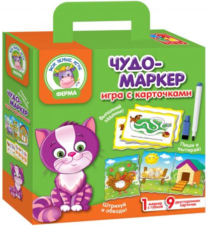 

Настольная игра развивающая Vladi toys Чудо-маркер Ферма VT2100-12
