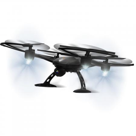 

1toy GYRO-Predator квадрокоптер 2,4GHz с Wi-Fi камерой 480p, летает 15 минут, 17х17см, доп.лопасти