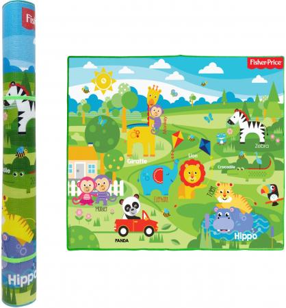 

1toy FISHER PRICE коврик игровой для малышей EPE средний 150х180х1 см, тубус