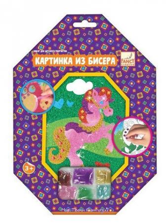 

Набор д/творчества КАРТИНКА ИЗ БИСЕРА, 20*26см, 3 диз. ассорти, карт. короб.|1