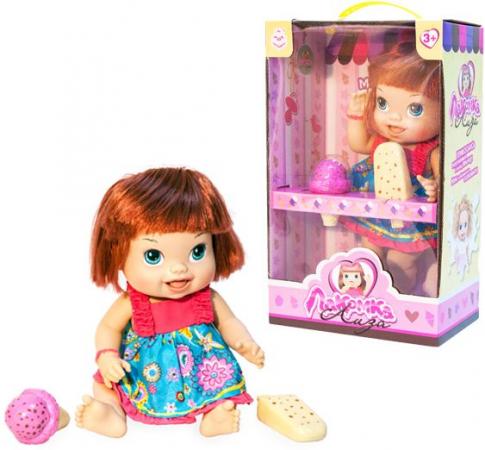 

1toy кукла с мороженым (2шт.)"Лакомка Лиза" 36см,с каре,кор.