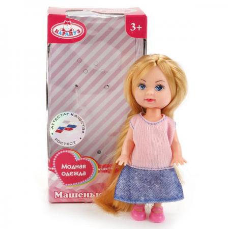 

КУКЛА "КАРАПУЗ" МАШЕНЬКА 12СМ, В МОДНОЙ ОДЕЖДЕ В РУСС. КОР. в кор.2*144шт