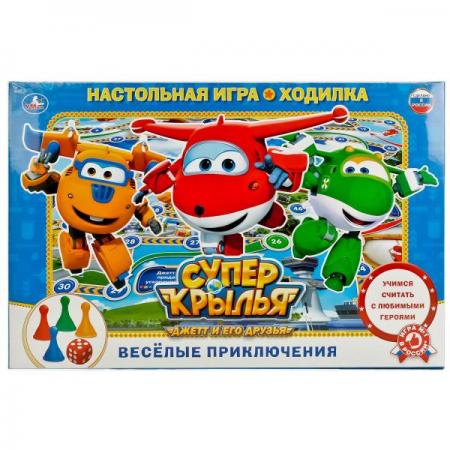 

НАСТОЛЬНАЯ ИГРА-ХОДИЛКА "УМКА" "СУПЕРКРЫЛЬЯ" В РУСС. КОР. в кор.20шт