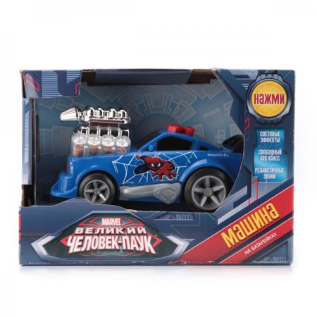 

МАШИНА "TOYSTATE" MARVEL ЧЕЛОВЕК-ПАУК НА БАТ. СО СВЕТОМ И ЗВУКОМ, В АССОРТ. В РУСС. КОР. в кор.12шт