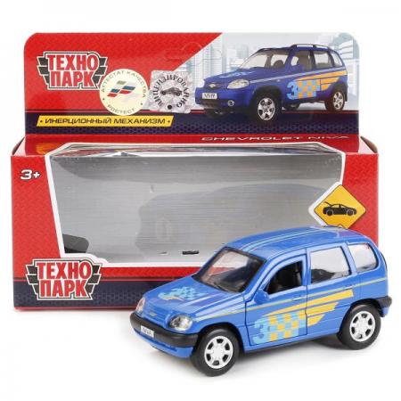 

МАШИНА "ТЕХНОПАРК" МЕТАЛЛ. ИНЕРЦ. CHEVROLET NIVA, 12СМ, ОТКРЫВ. ДВЕРИ И БАГАЖНИК В КОР. в кор.2*36шт