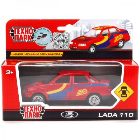 

МАШИНА "ТЕХНОПАРК" МЕТАЛЛ. ИНЕРЦ. LADA 110 СПОРТ 12СМ, ОТКРЫВ. ДВЕРИ В РУСС. КОР. в кор.2*24шт