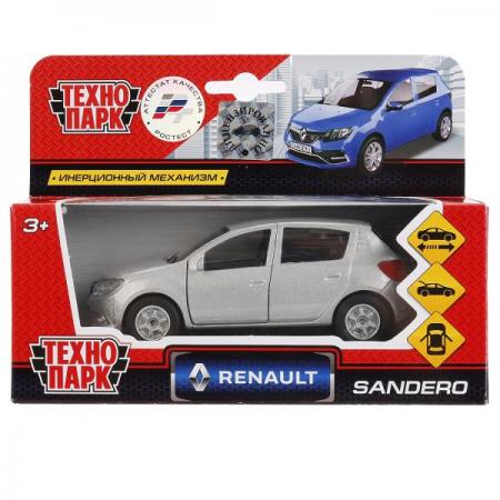 

ТМ ТЕХНОПАРК. МЕТАЛЛ RENAULT SANDERO МИКС 12 СМ, ОТКРЫВ.ДВЕРИ, БАГАЖНИК, ИНЕРЦ. В КОР. в кор. 2*24шт