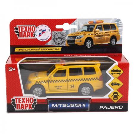 

ТМ ТЕХНОПАРК. МЕТАЛЛ MITSUBISHI PAJERO ТАКСИ 12 СМ, ОТКРЫВ.ДВЕРИ, ИНЕРЦ. В КОР. в кор.2*24шт