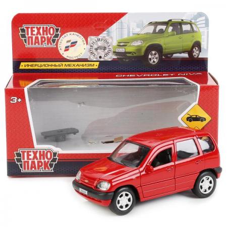 

МАШИНА "ТЕХНОПАРК" МЕТАЛЛ. ИНЕРЦ. CHEVROLET NIVA, 12СМ, ОТКРЫВ. ДВЕРИ И БАГАЖНИК В КОР. в кор.2*36шт