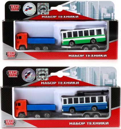 

Набор Технопарк ТЕХНИКА С ПРИЦЕПОМ разноцветный SB-16-09WB